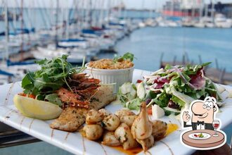 Food at Chartroom Restaurant at the Algoa Bay Yacht Club